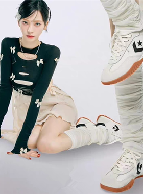 Run Star Trainer流星女鞋复古运动鞋德训T头薄底鞋板鞋男A08262C