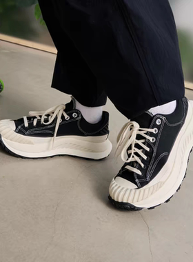 AT-CX机能复古松糕1970S厚底增高男女鞋帆布鞋A06556C A06557C