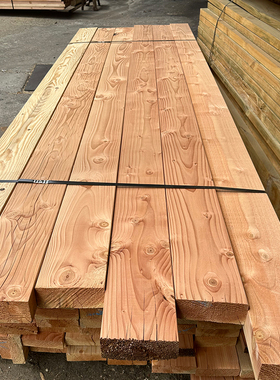 户外防腐木木方红松木料木梁枕木垫木船舶铁路承重吊车支腿铁路