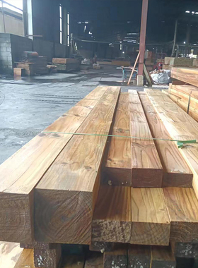 垫木枕木松木木方吊车支腿铁路工地桥木梁设备防溜大货车货箱半挂