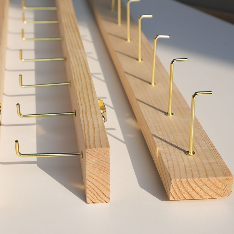 实木耳环饰品架实木袜子展示架