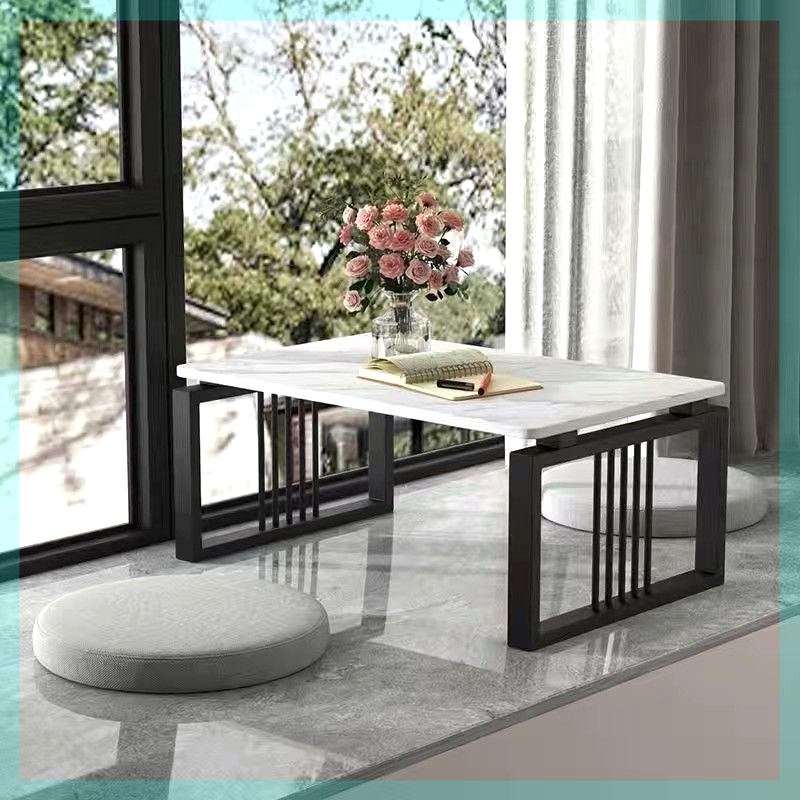 意式飘窗小茶几轻奢窗台桌子矮桌轻奢现代简约榻榻米岩板飘窗桌子