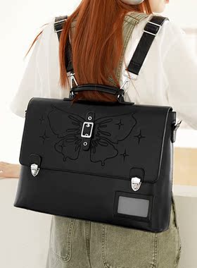 木与石双肩包包女大容量16寸电脑包大学生上课通勤jk包单肩斜挎包