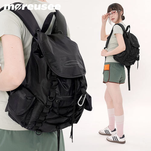 木与石轻便户外徒步登山双肩包旅行出游背包休闲小书包多口袋背包