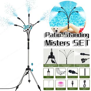 Portable Standing Misters for Outside Patio Misting Cooling