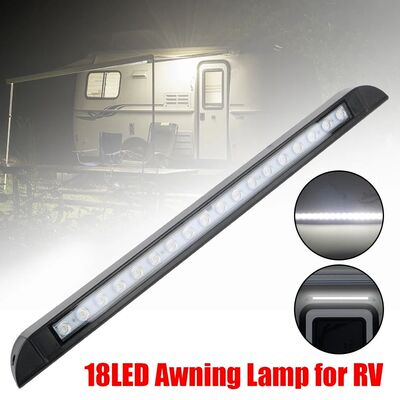 18 LED Awning Lamp 6000k for RV Caravan Interior Wall Lamps
