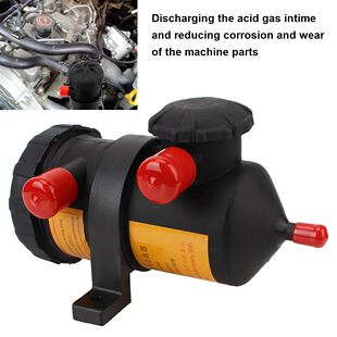 2 Valves Oil Catch Can Oil Fuel Separator Car Fuel Filter