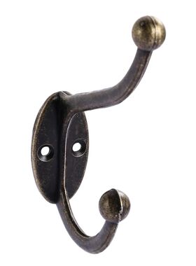 5pcs Rustic Coat Hanger Space Saving Hanging Clothes Hook