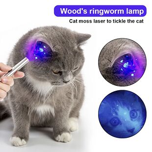 Wood's Lamp Waterproof Cat Moss Tinea Light UV Flashlight