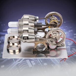 ics Lab Teaching Model LED Stirling Engine Educational Model