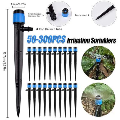 50-300PCS Auto Drip Irrigation Watering System Garden
