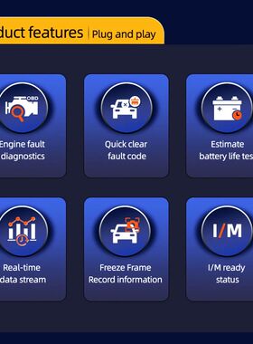 MS812 Automotive OBD 2 Diagnostic Tools Battery Tester