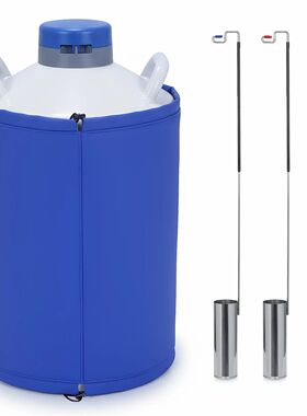 20L Liquid Nitrogen Tank Dewar with 3 Canisters & Carry Bag