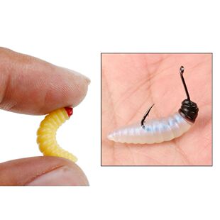 PVC Bionic Worm Lure Luminous 2cm 0.4g Artificial Wobbler