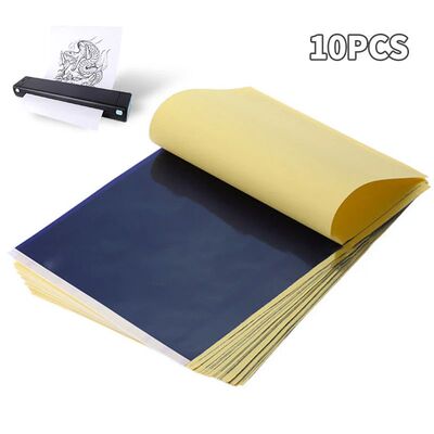 10PCS A4 Tattoo Transfer Paper Tattoo Supplies Carbon