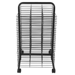 50 Floors Rolling Art Rack Cart Double Sided Mobile Canvas