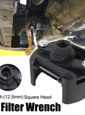 Car Oil Filter Wrench 60-105mm Clamping Range Steel Spanner