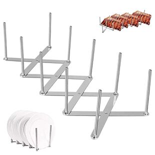 Stainless Steel Dish Rack - Adjustable Kitchen Drainer,