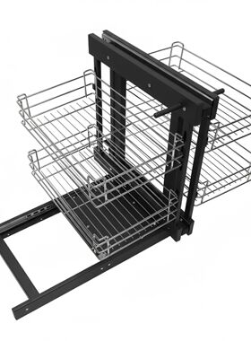 Corner Pull-Out Basket Large Capacity Kitchen Cabinet