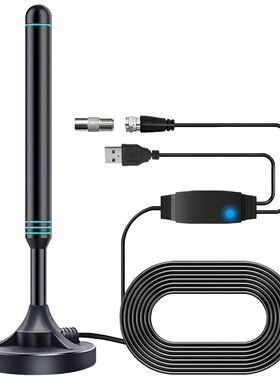 4K/1080P Portable HD TV Antenna with Signal Amplifier 480+