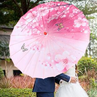 a Women Umbrella Windproof Chinese Classical Dance Umbrella