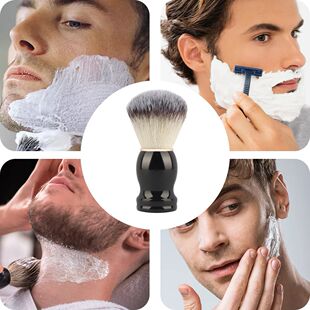 Men Shaving Brush Facial Razor Brush Ergonomic Handle Face