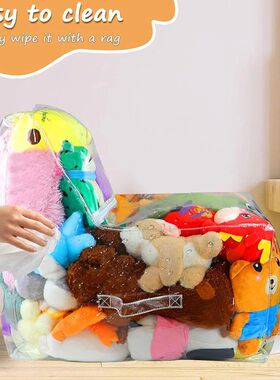 Kids Storage Stool Chair 2in1 Thickened PVC Toy Organizer