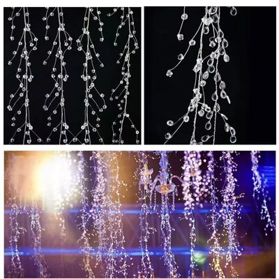 DIY Acrylic Crystal Beads Transparent Droprain Curtain
