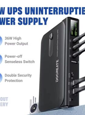 12V/24V Output NO Battery EU/US Plug Uninterrupted Switching