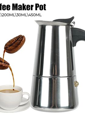 Coffee Maker Pot 2/4/6/9 Cups Mocha Espresso Latte Stovetop