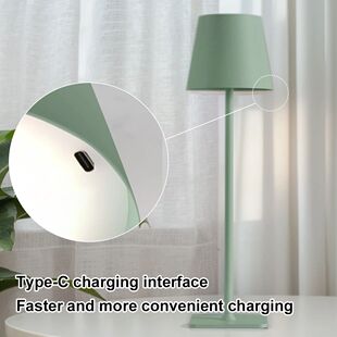 Cordless Table Lamp USB Rechargeable Stepless Dimmable Bar