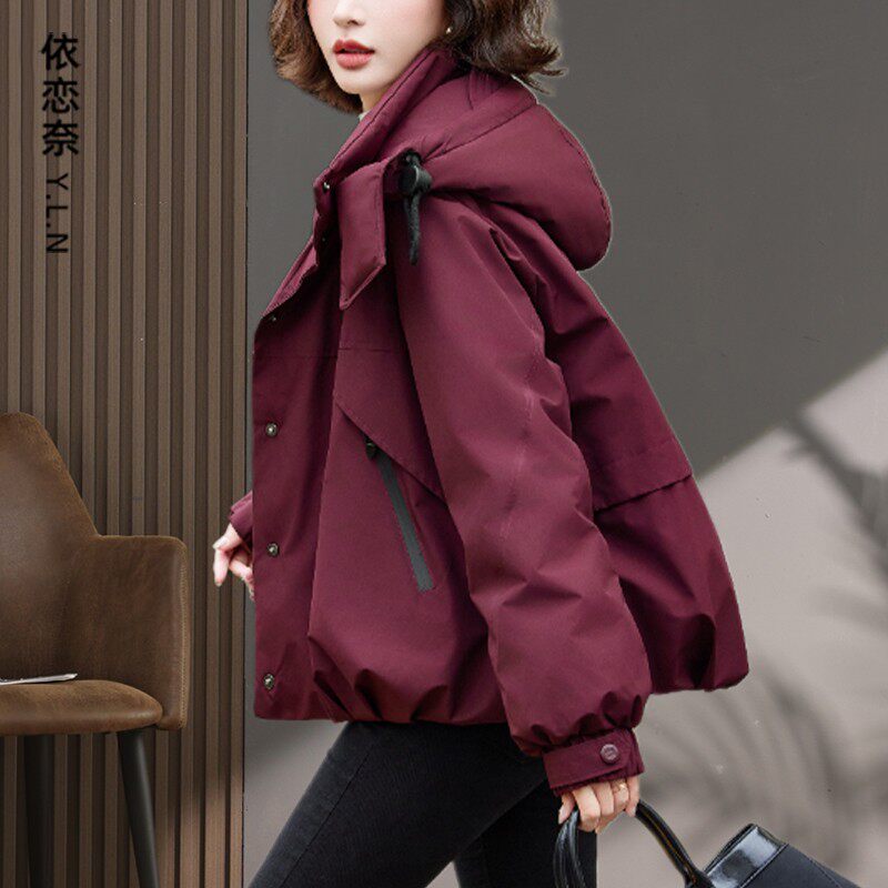 短款派克羽绒服女冬季2025新款时尚洋气高级感大码胖mm鸭绒外套
