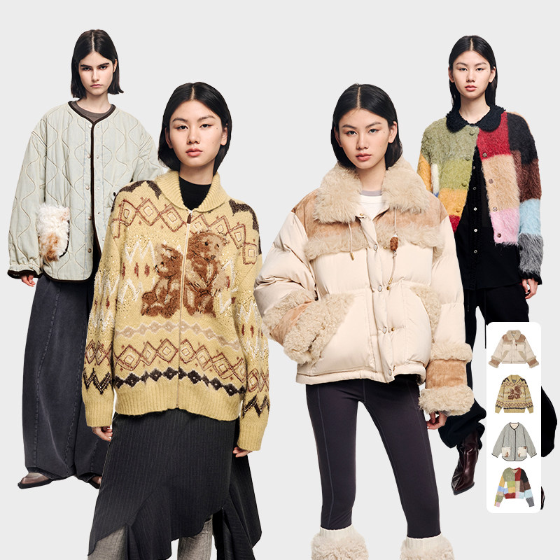 UOOYAA乌丫玩味设计毛衫棉服羽绒服