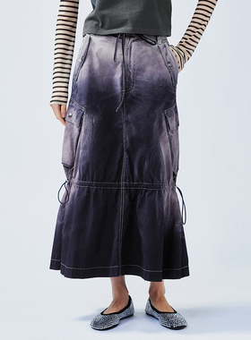 UOOYAA/乌丫2025春季新款「New Vintage」伞兵裙