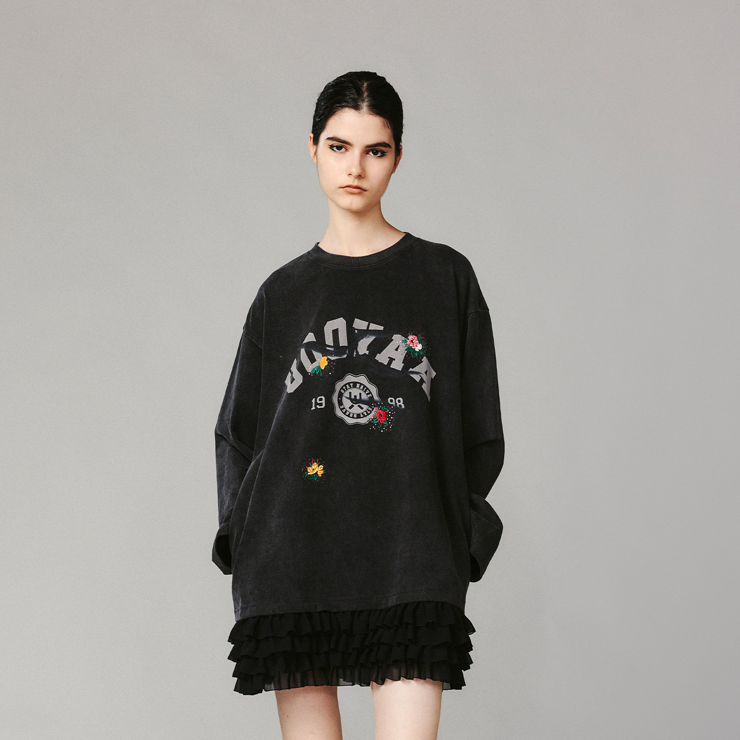 UOOYAA/乌丫经典学院印花T恤式连衣裙,女装/女士精品,连衣裙,淘宝优惠券,粉丝福利购,淘宝优惠卷