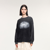 UOOYAA T恤 「魔法花园」超现实飞鸟和星云长袖 乌丫2025冬季 新款