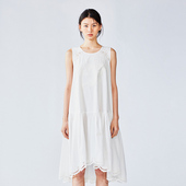 新款 UOOYAA 乌丫2025夏季 「天使」刺绣小天使背心连衣裙