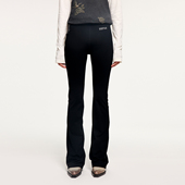 乌丫2025冬季 新款 经典 UOOYAA 微喇薄绒瑜伽裤