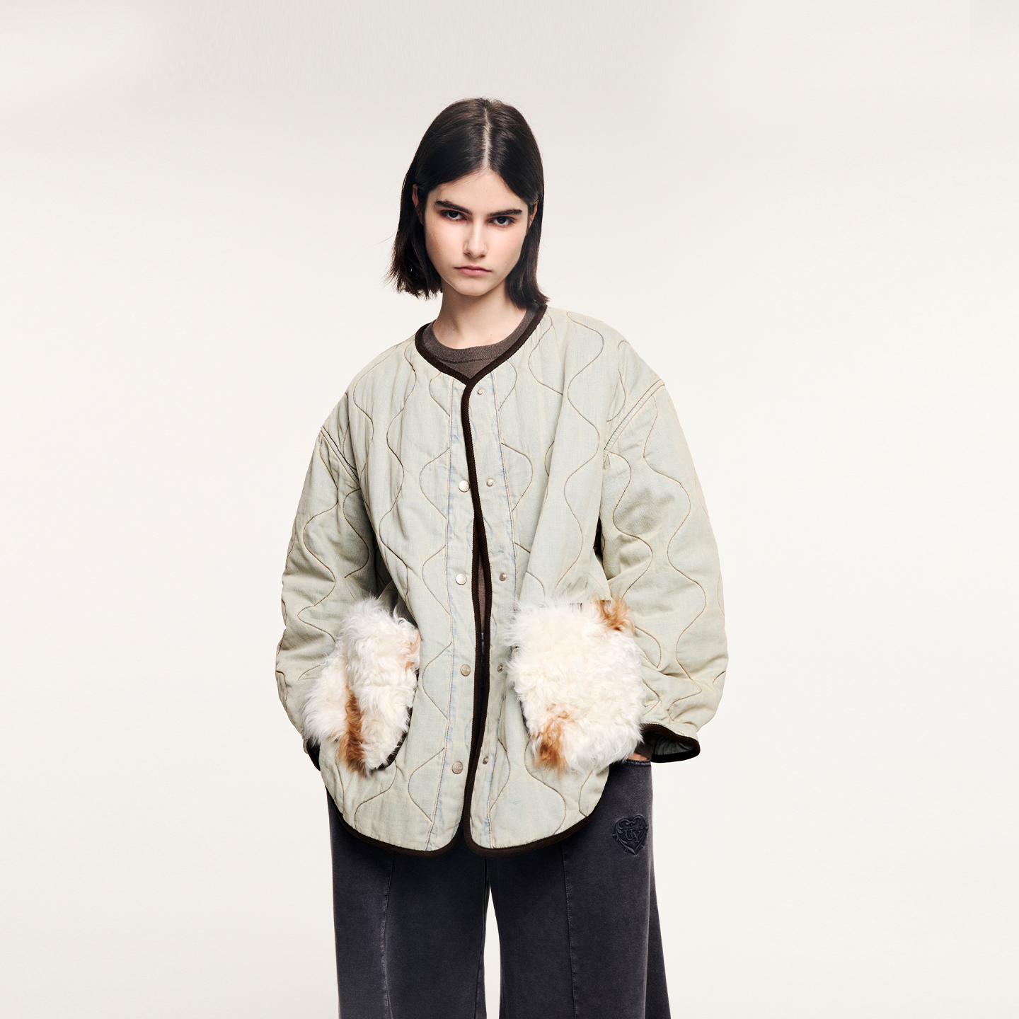 UOOYAA羊毛口袋M65内胆棉服