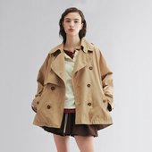 新款 UOOYAA 乌丫2025秋季 「奇幻都市」威斯敏斯特短风衣