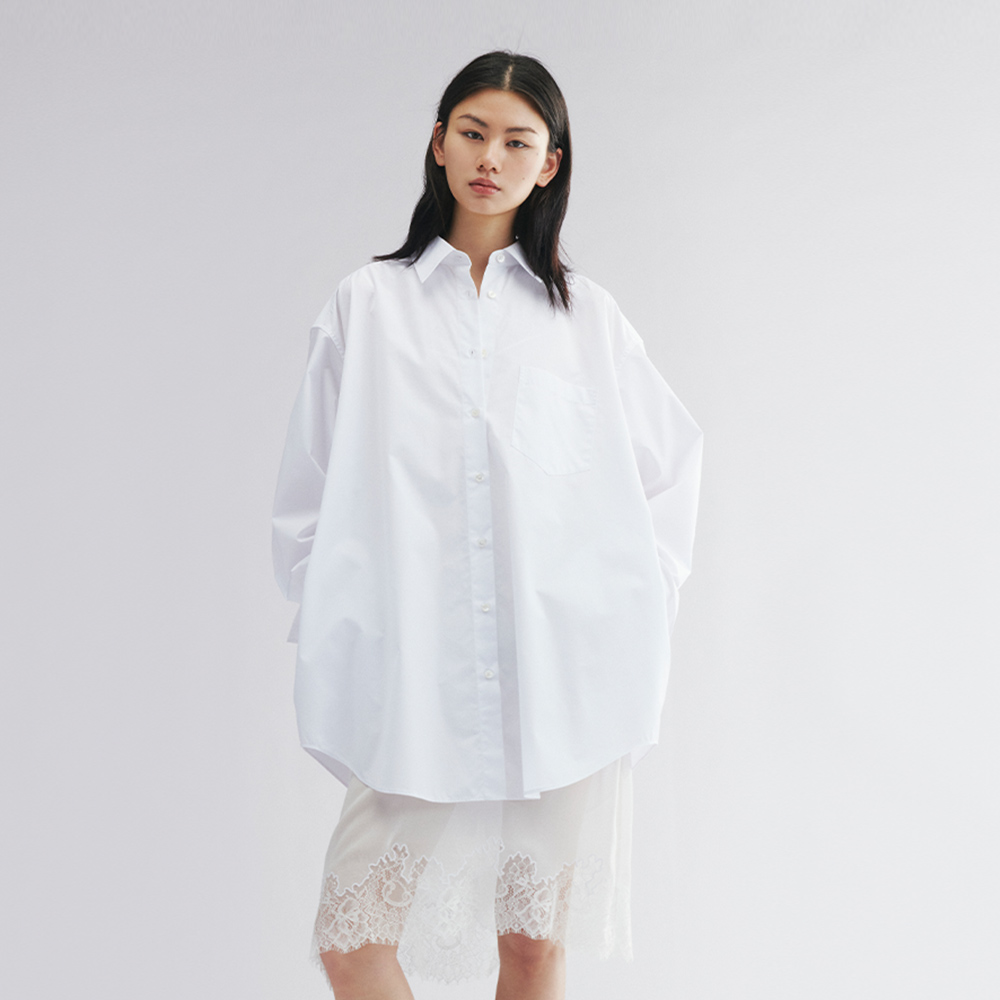 UOOYAA/乌丫叠穿式衬衫连衣裙