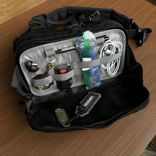 机能内模块分隔EDC魔术贴理线板整理附件杂物内包战术收纳粘贴板