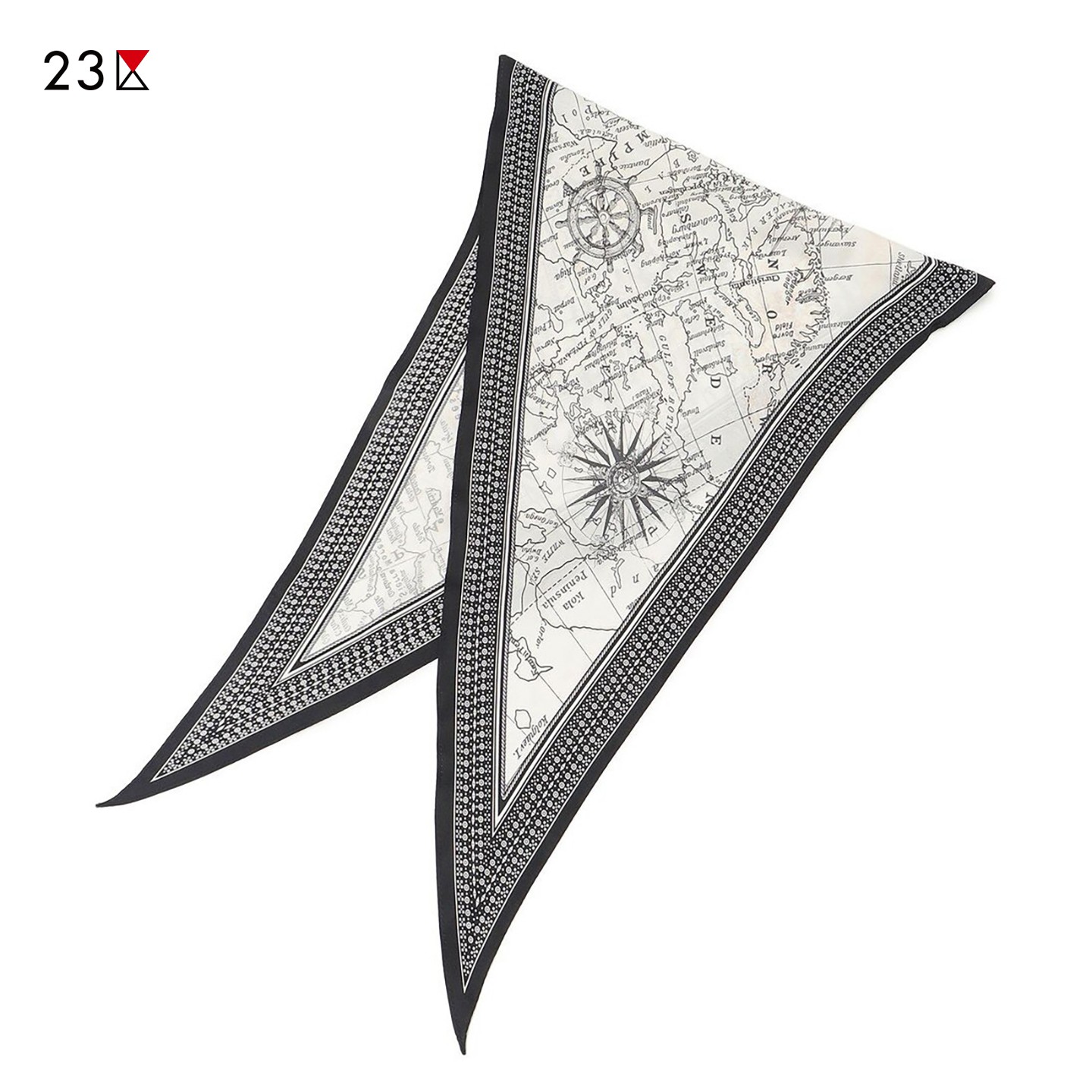 桑蚕丝三角巾印花真丝巾商场同款