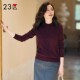 23区日系春季 商场同款 通勤直筒版 山羊绒连帽套头针织毛衣羊绒衫