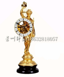 古典钟表 欧式 下摆纯铜 西洋钟 仿故宫古董钟 镀金摇摆钟 钟表