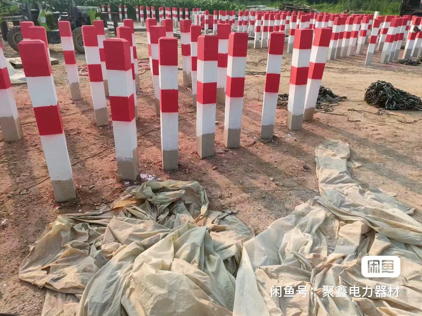 水泥混凝土红白黄黑道口桩，公路界，里程碑，百米桩，支持定制