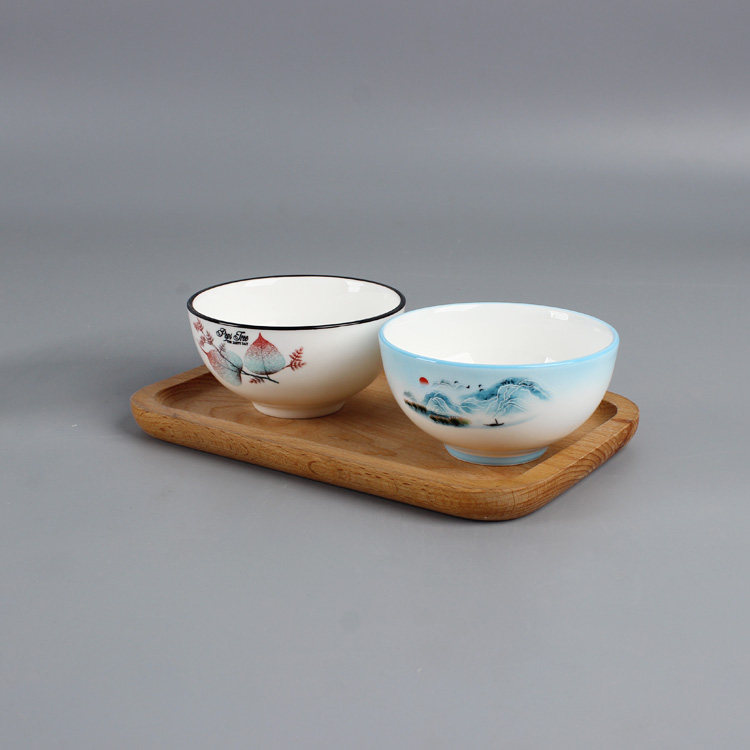 陶瓷小汤碗火锅蘸料调味碗9.5cm