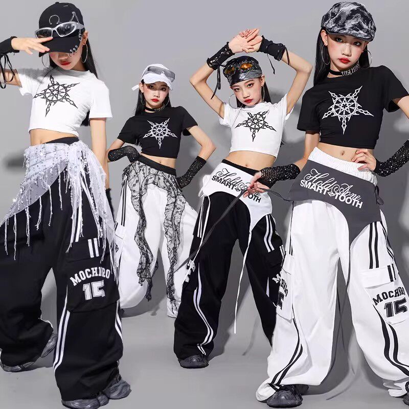 女童爵士hiphop街舞潮服