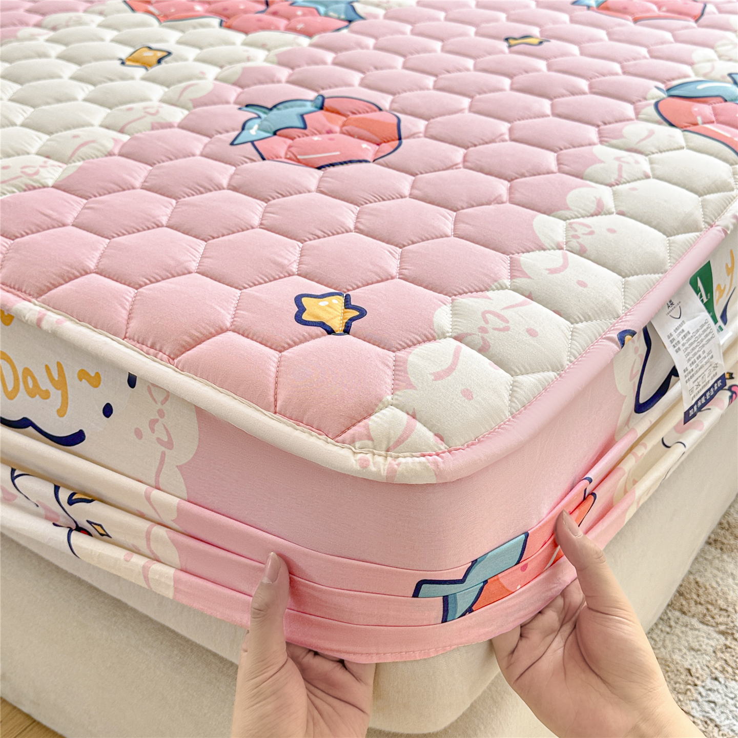 可定制尺寸儿童防水隔尿床笠罩