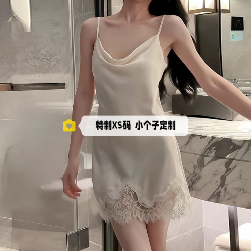 150cm小个子休闲冰丝睡衣女